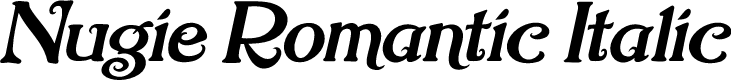Nugie Romantic Italic