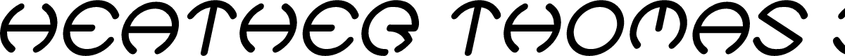 HEATHER THOMAS Italic