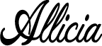 Allicia Personal Use Cursive
