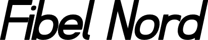 Fibel Nord Bold Italic