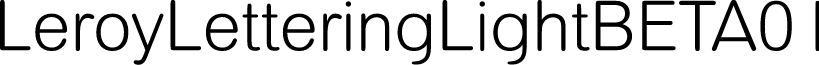 LeroyLetteringLightBETA01