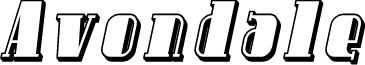 Avondale Shaded Italic