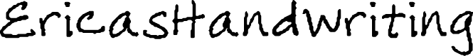 EricasHandwriting