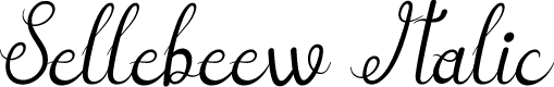 Sellebeew Italic