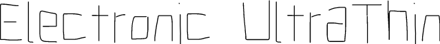 Electronic UltraThin