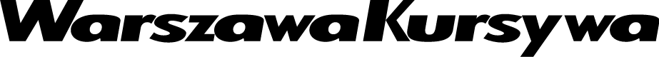 Warszawa Kursywa