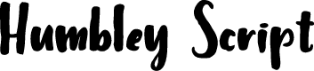 Humbley Script