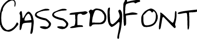 CassidyFont