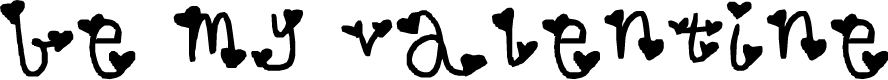 be my valentine