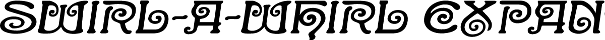 Swirl-a-Whirl Expanded Italic