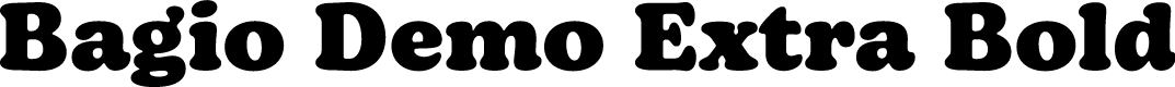 Bagio Demo Extra Bold