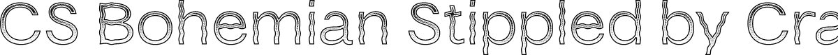 CS Bohemian Stippled Regular Demo