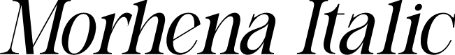 Morhena Italic