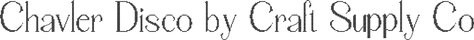 ChavlerDisco-Regular Demo