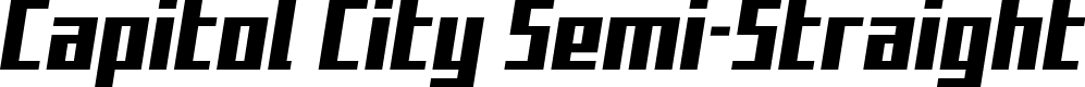 Capitol City Semi-Straight
