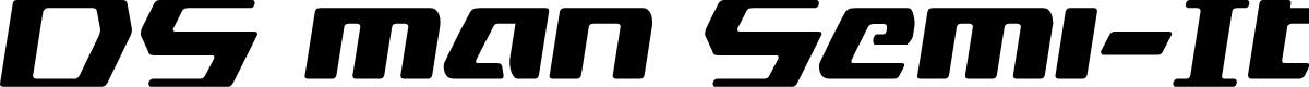DS man Semi-Italic