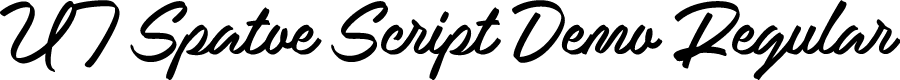UT Spatoe Script Demo Regular