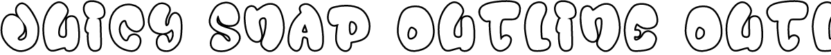 Juicy Snap Outline Outline