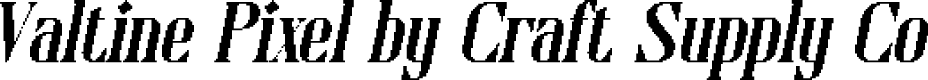 ValtinePixel-Regular Demo