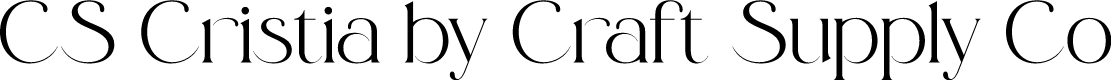 CS Cristia Regular Demo