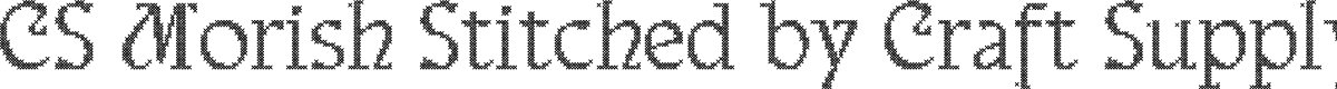 CS Morish Stitched Regular Demo