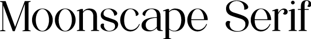 Moonscape Serif Classic Wedding