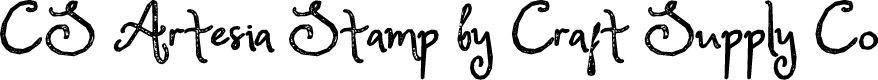 CSArtesiaStamp-Regular Demo