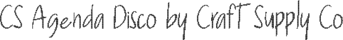 CSAgendaDisco-Regular Demo