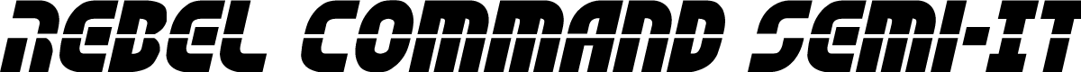 Rebel Command Semi-Italic
