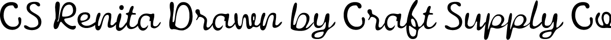 CSRenitaDrawn-Regular Demo