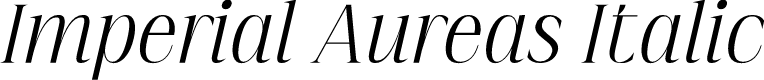 Imperial Aureas Demo Italic