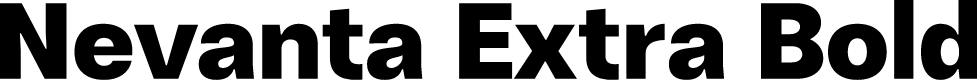 Nevanta Extra Bold