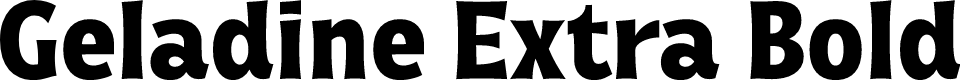 Geladine Extra Bold