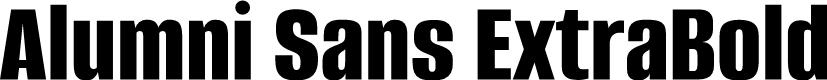 Alumni Sans ExtraBold