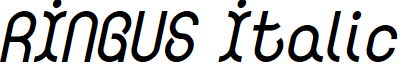 Ringus Italic