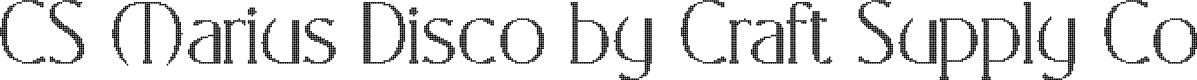 CSMariusDisco-Regular Demo