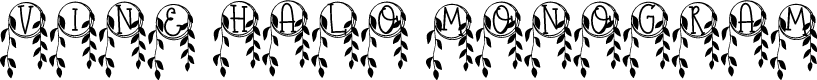 Vine Halo Monogram