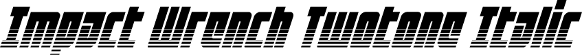 Impact Wrench Twotone Italic