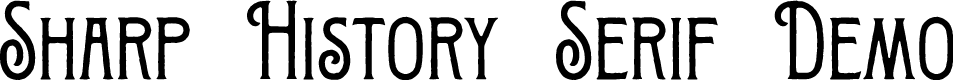 Sharp History Serif Demo
