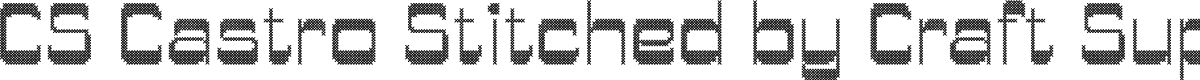 CS Castro Stitched Regular Demo
