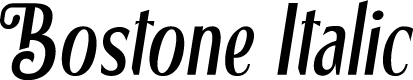 Bostone Italic Personal Use