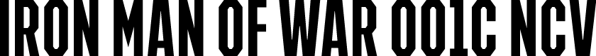 IRON MAN OF WAR 001C NCV
