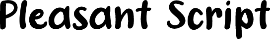 Pleasant Script