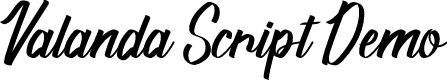 Valanda Script (Demo)