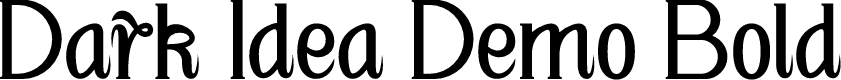 Dark Idea Demo Bold