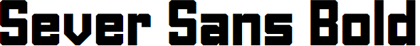 Sever Sans Bold