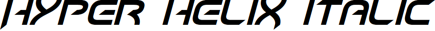 Hyper heliX Italic