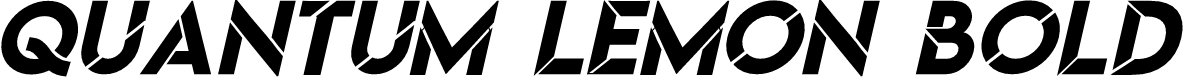 Quantum Lemon Bold Italics Lemon-Bold-Italics