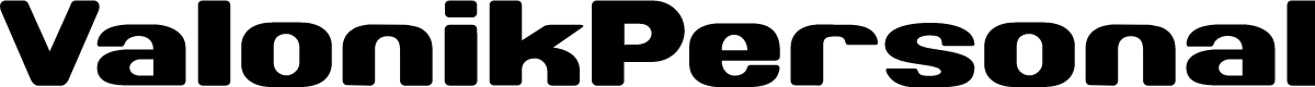 ValonikPersonalUse-Bold