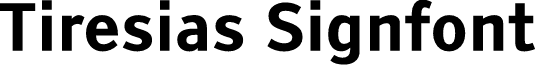 Tiresias Signfont